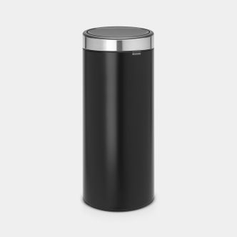 Touch Bin New 30 litre - Matt Black