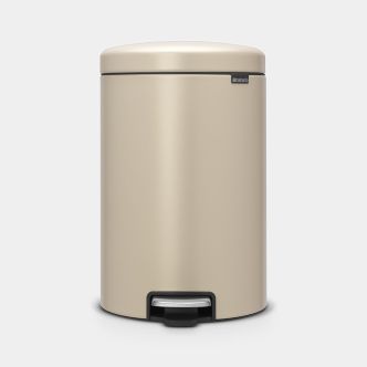 NewIcon Pedal Bin 20 litre - Mineral Golden Beach