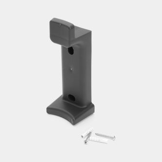 Uchwyt ścienny do kosza NewIcon Zestaw zawiera śruby - Grey