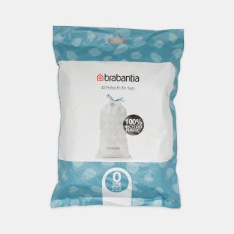 PerfectFit Afvalzakken Code O (30 liter), Dispenser Pack, 40 stuks