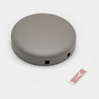 Lid NewIcon Step on Trash Can 0.8 gallon (3L) - Mineral Concrete Gray