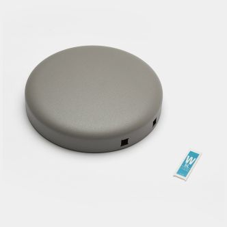 Lid NewIcon Step on Trash Can 1.3 gallon (5L)-  Mineral Concrete Gray