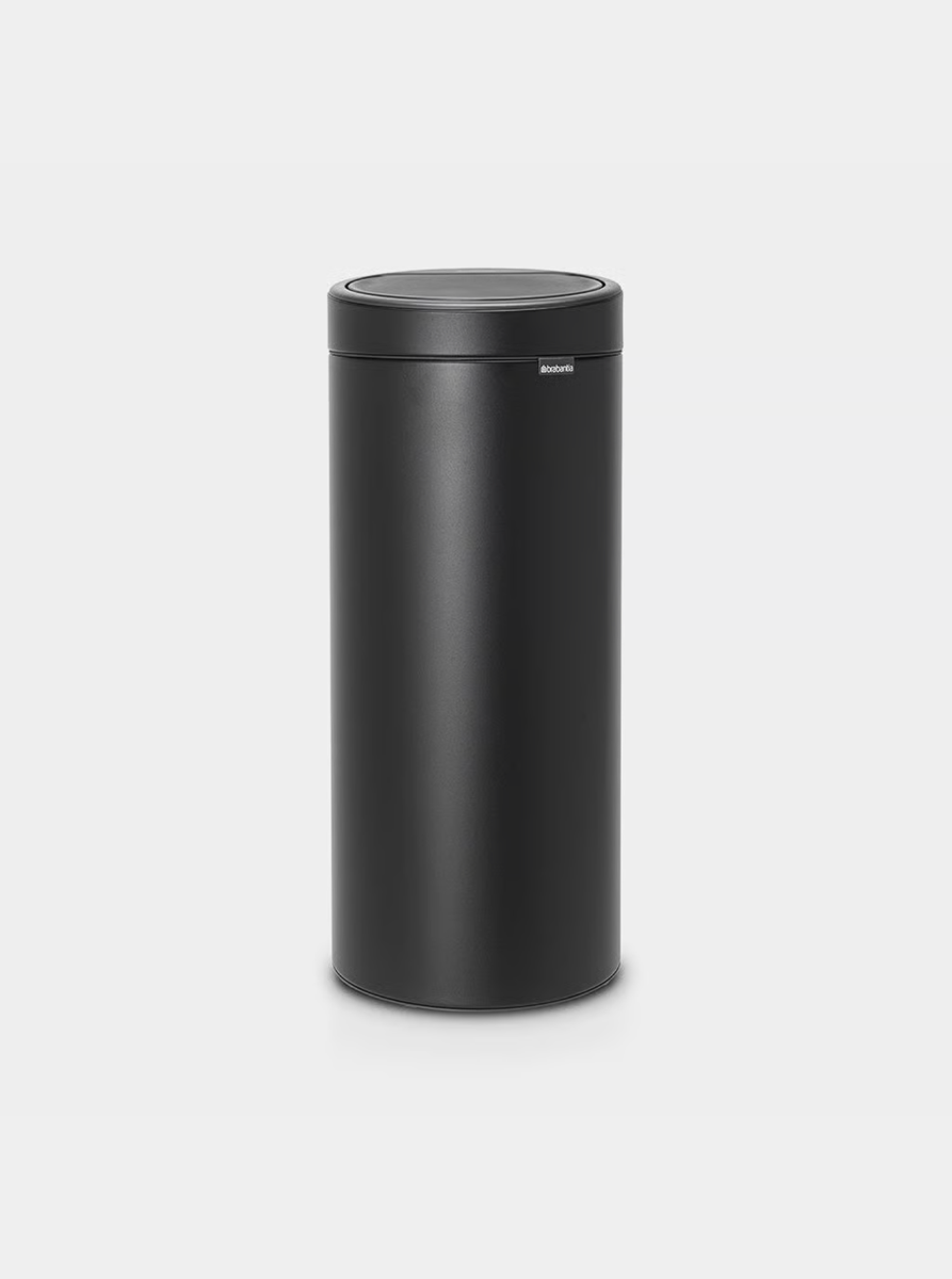 Touch Bin New 30 Liter - Mineral Moonlight Black