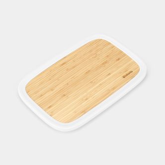 Lid Nic Breadbin Bamboo - Light Grey