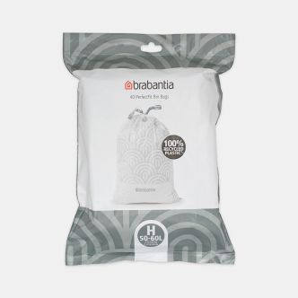 PerfectFit Afvalzakken Code H (50-60 liter), Dispenser pack 40 stuks