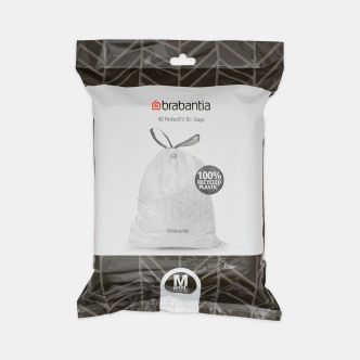 Bolsas de basura PerfectFit código M (60 litros), dispensador 40 bolsas