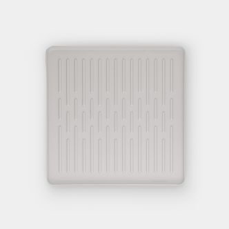 Tray Foldable Dish Drying Rack Light Gray