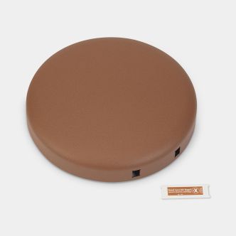 Lid NewIcon Step on Trash Can 3.2 gallon (12L) - Mineral Cinnamon