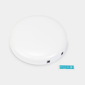 Lid NewIcon Step on Trash Can (2020) 1.3 gallon (5L) - White