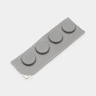 Voetjes voor Tasty+ Keukenweegschaal met Dynamo, set van 4 Grey