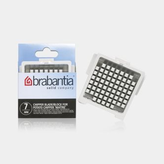 Bloc grille poussoir 7mm - White