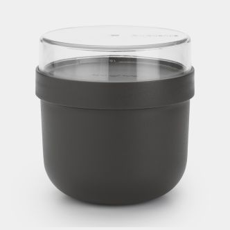 Make & Take Frühstücksschale 0,5 L, Kunststoff - Dark Grey