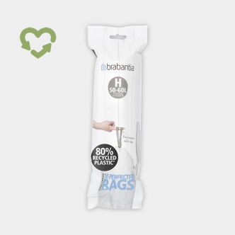 PerfectFit Trash Bags Code H, 13.2-16 gallon (50-60 Liters), Roll with 10 Bags