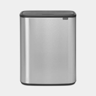 Bo Touch Bin 60 liter - Matt Steel Fingerprint Proof