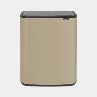 Bo Touch Bin 60 litre - Mineral Golden Beach