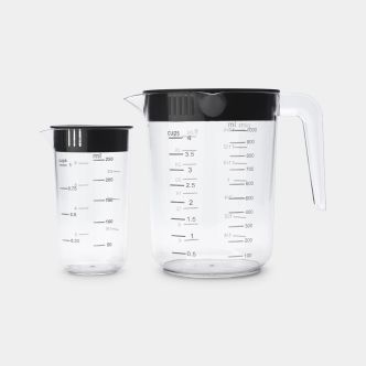 Messbecher 2er-Set, 1 Liter und 250 ml, TASTY+