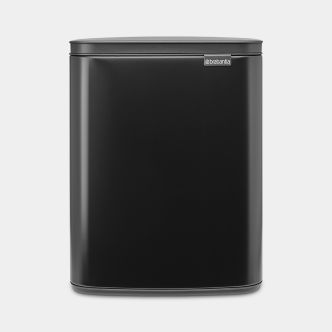 Bo Waste Bin 12L - Matt Black