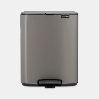 Bo Pedal Bin 12L - Platinum