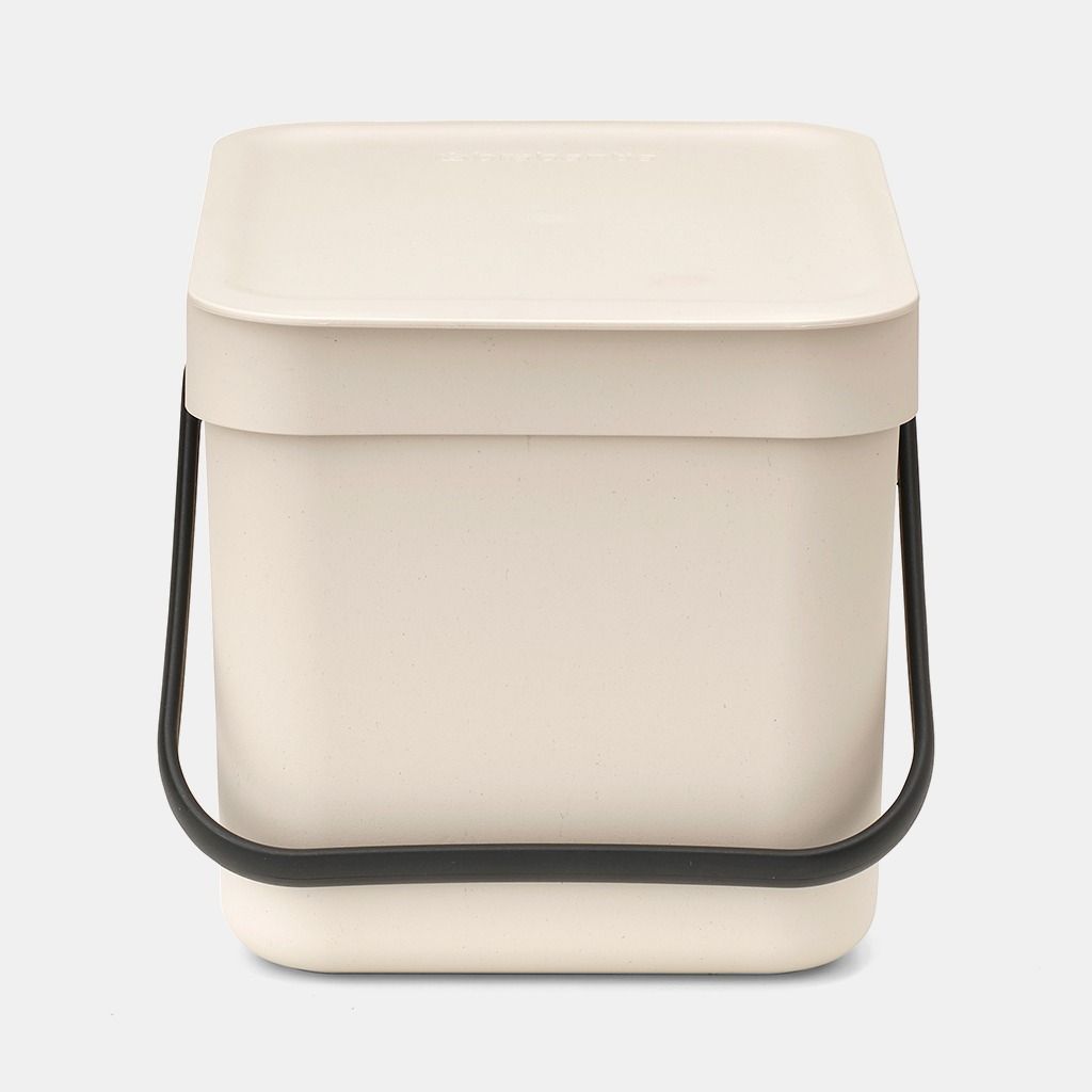 Sort & Go Waste Bin 6 litre - Soft Beige
