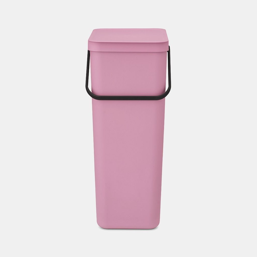 Sort & Go Recycle Bin 40 litre - Lilac Pink