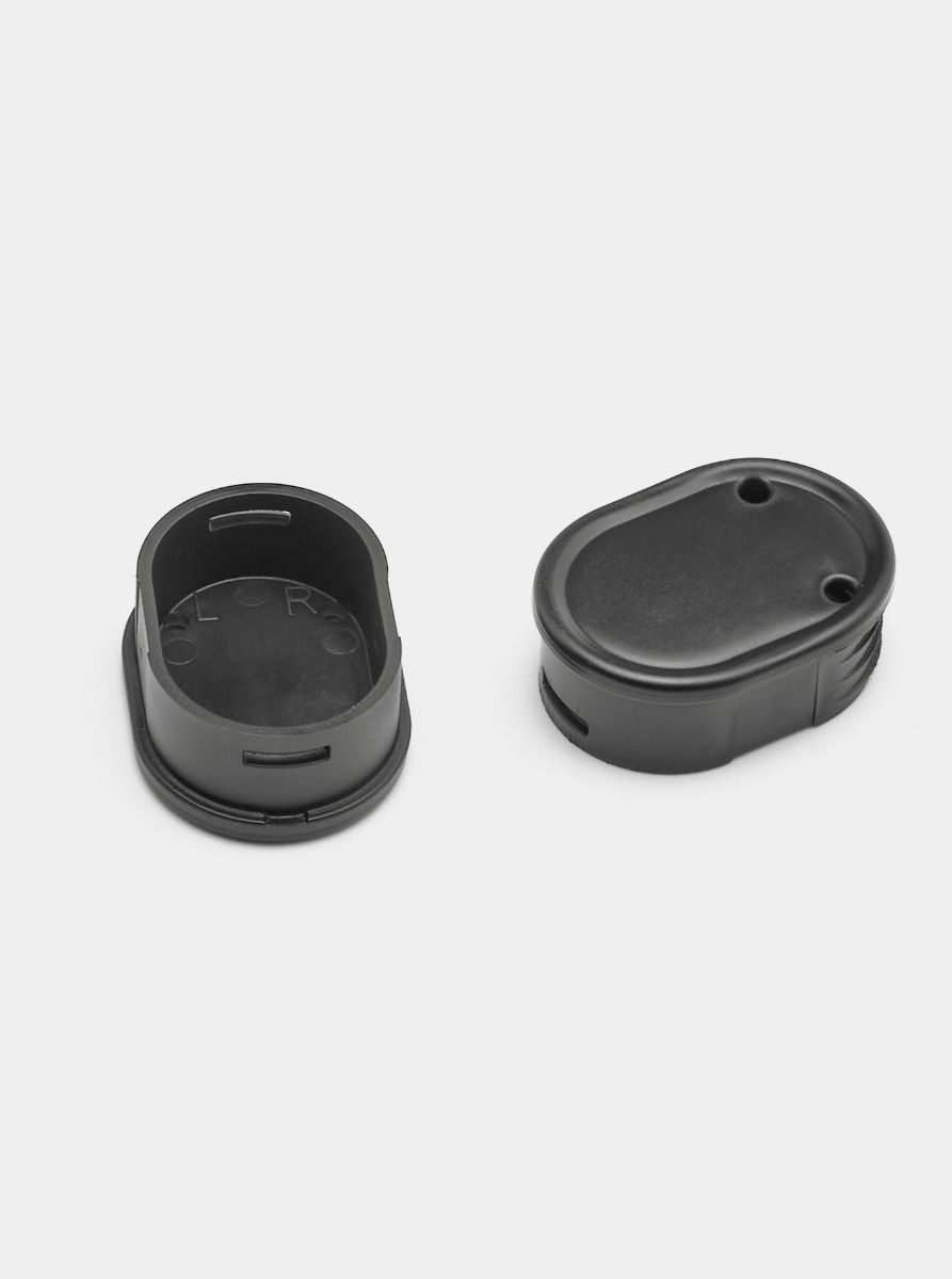 HangOut Palen, Einddop, Set van 2 - Black