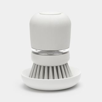 Brosse à vaisselle avec distributeur de savon Light Grey