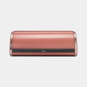 Roll Top Bread Bin Terracotta Pink
