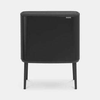 Bo Touch Bin 3 x 11 litre - Matt Black