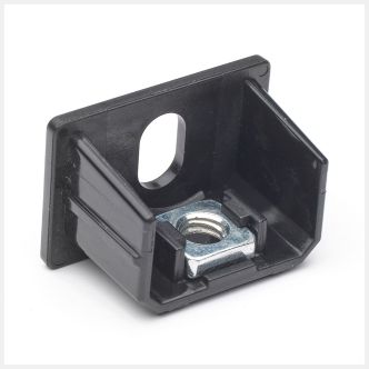 Vierkante moer Black