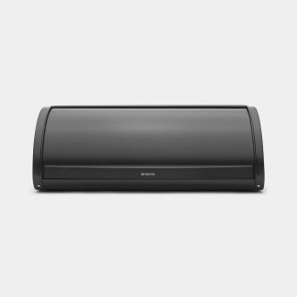 Roll Top Bread Box Matte Black