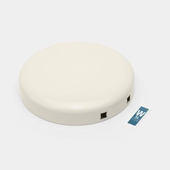 Lid Step on Trash Can 1.3 gallon (5L), Ø8.1 in (20.5cm) - White