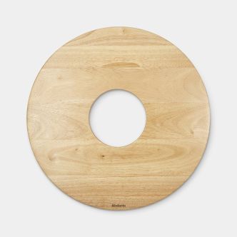 Couvercle corbeille à linge, 50 litres Ø38.3cm - Wood