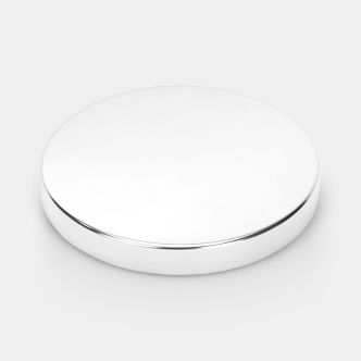 Lid Pedal Bin 20L/30 litre, Ø30cm - Brilliant Steel