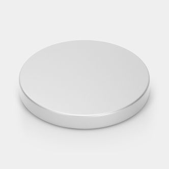 Lid Pedal Bin 20L/30 litre, Ø30cm - Metallic Grey