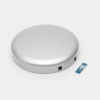 Lid NewIcon Step on Trash Can 1.3 gallon (5L)  -  Metallic Gray