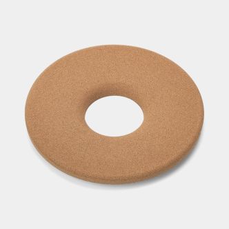 Laundry Bin Lid, 60L Ø39cm - Cork Brown