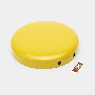Lid NewIcon Step on Trash Can 3.2 gallon (12L) - Daisy Yellow