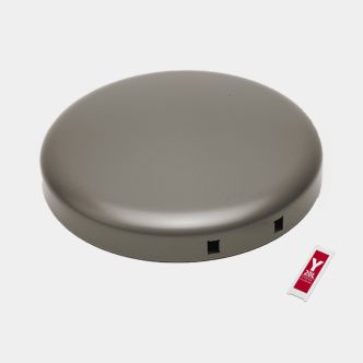 Lid NewIcon Step on Trash Can 5.3 gallon (20L) - Platinum