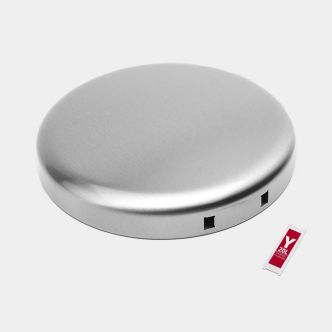 Lid NewIcon Step on Trash Can 5.3 gallon (20L) - Matte Steel Fingerprint Proof