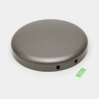 Lid NewIcon Step on Trash Can 8 gallon (30L) - Platinum