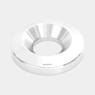 Lid Flame Guard Paper Bin 20 litre, Ø25cm - Brilliant Steel