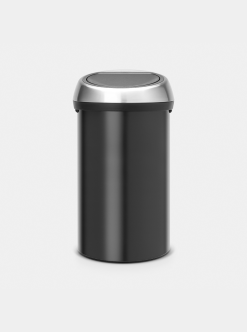 Touch Top Trash Can 16 gallon (60L) - Matte Black