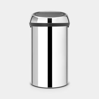 Touch Bin 60 litre - Brilliant Steel