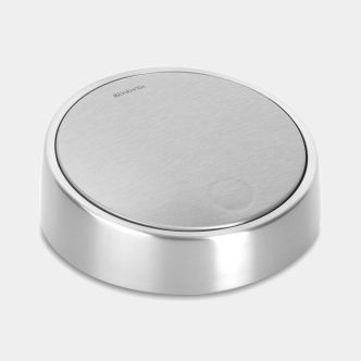 Lid for Slide Bin De Luxe 5 litre - Matt Steel Fingerprint Proof