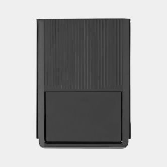 Plaque supérieur pour poubelle encastrable 3x10 litres - Black