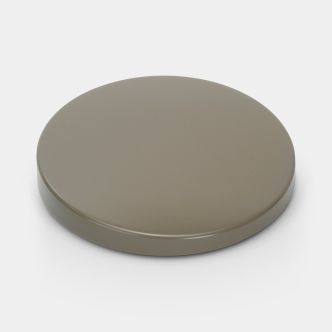 Lid Pedal Bin Silent 12 litre, Ø 25cm - Taupe