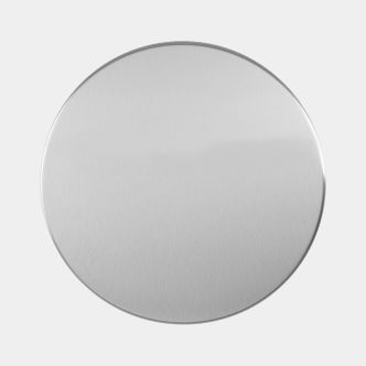 Lid Step on Trash Can 5.3 gallon (20L)/8 gallon (30L), Ø11.8 in (30 cm) - Matte Steel