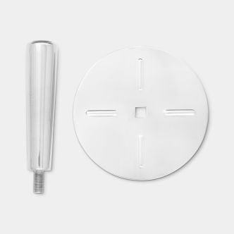 Profile Handle and Cover Toilet Brush Brilliant Steel