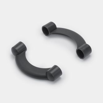 Mouwplank pootdop 19 mm, set van 2 - Grey