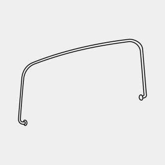 Greep kunststof binnenemmer 225mm - Galvanized